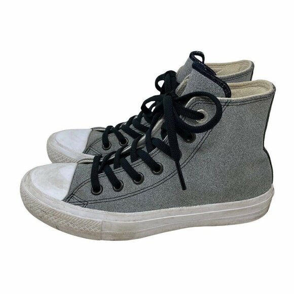 Converse Unisex Chuck Taylor II Athletic Shoes Gray 6 - Picture 2 of 10